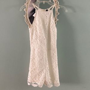 White lace romper
